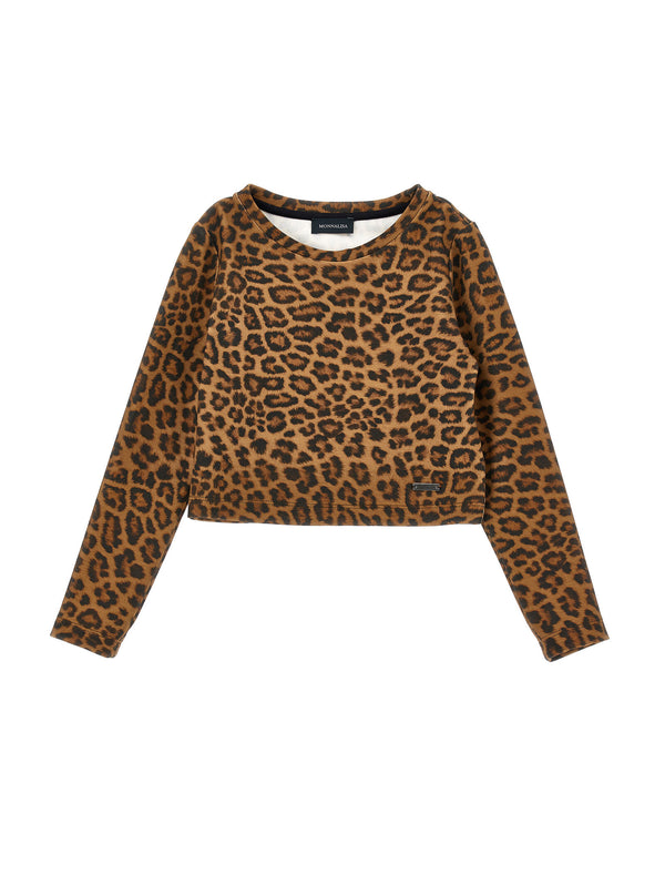 Leopard print top
