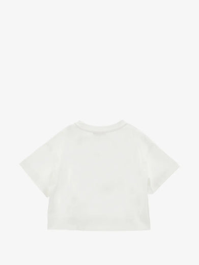 T-shirt frange e bottoni