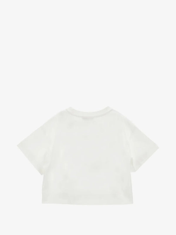 T-shirt frange e bottoni