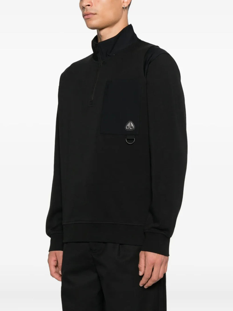 Felpa mezza zip Dalon