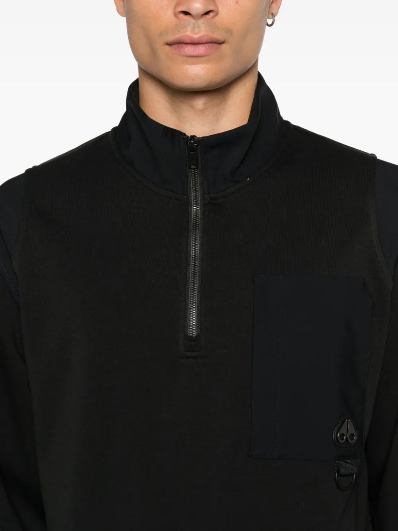 Felpa mezza zip Dalon