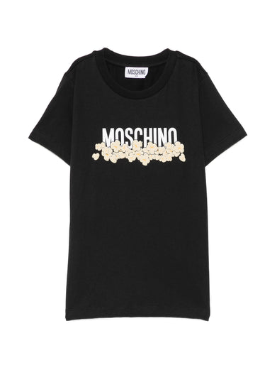 T-shirt con stampa in rilievo
