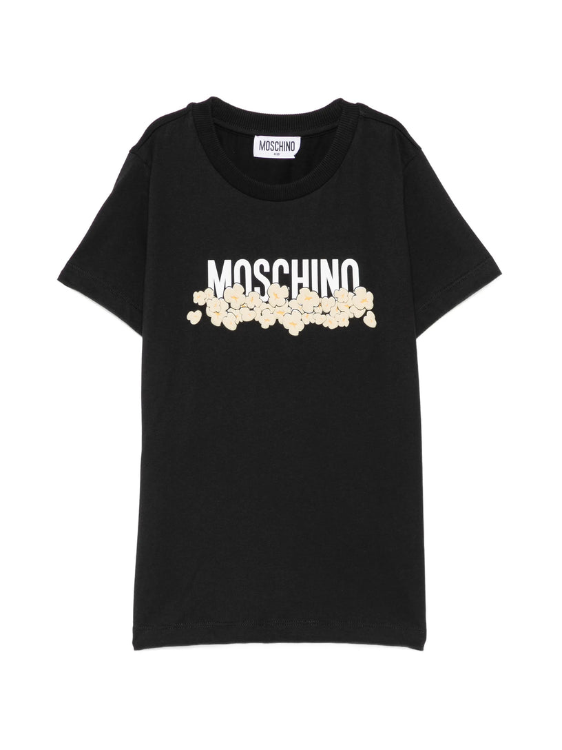T-shirt con stampa in rilievo