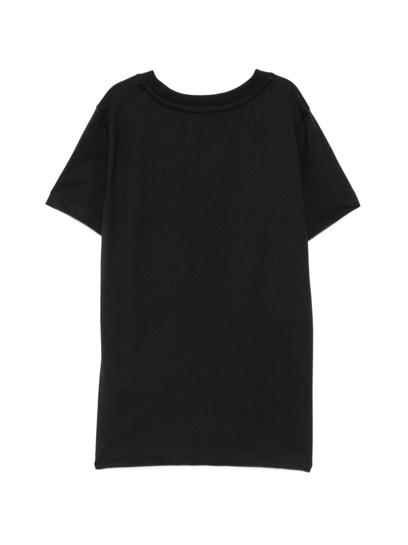 T-shirt con stampa in rilievo