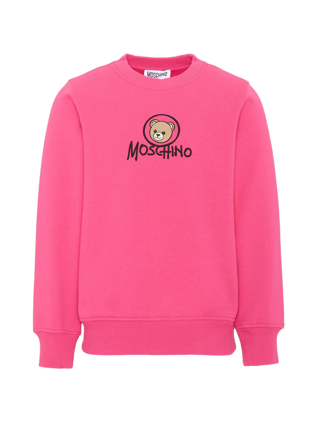Felpa con stampa teddy
