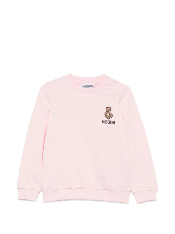 Sweatshirt with Teddy embroidery