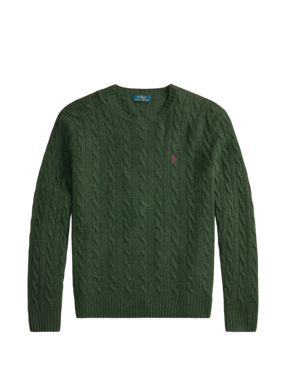 Maglia in lana e cashmire a trecce