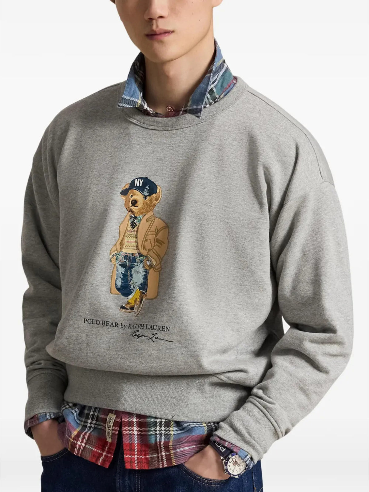 Felpa Polo Bear Vintage-Fit