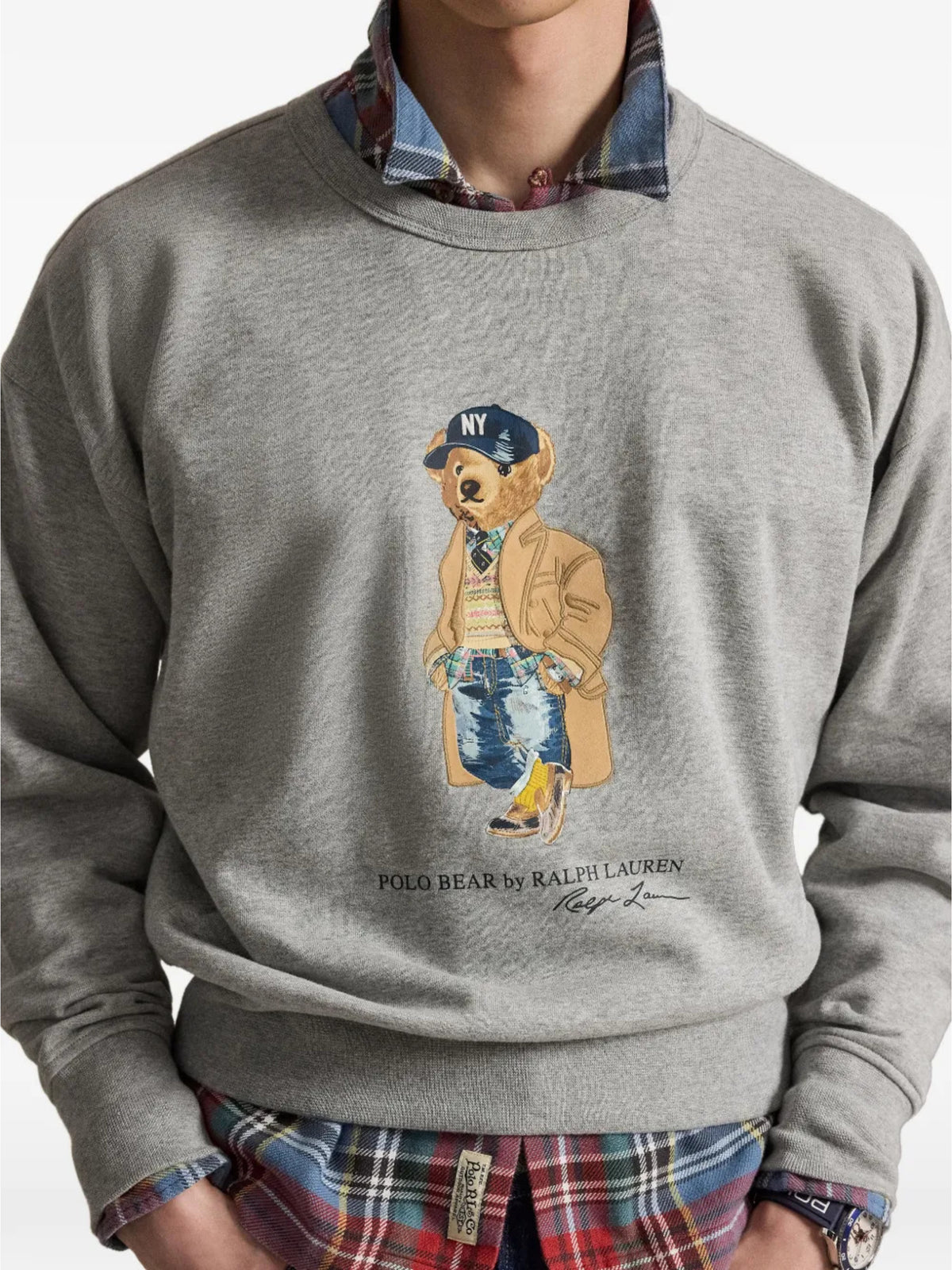 Felpa Polo Bear Vintage-Fit