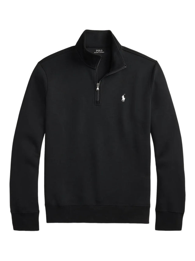 Pullover a maglia doppia con cerniera