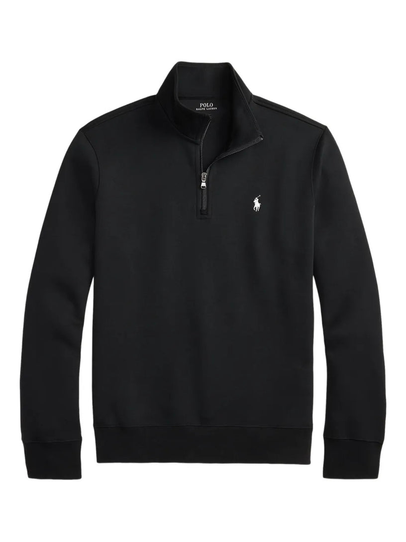 Pullover a maglia doppia con cerniera