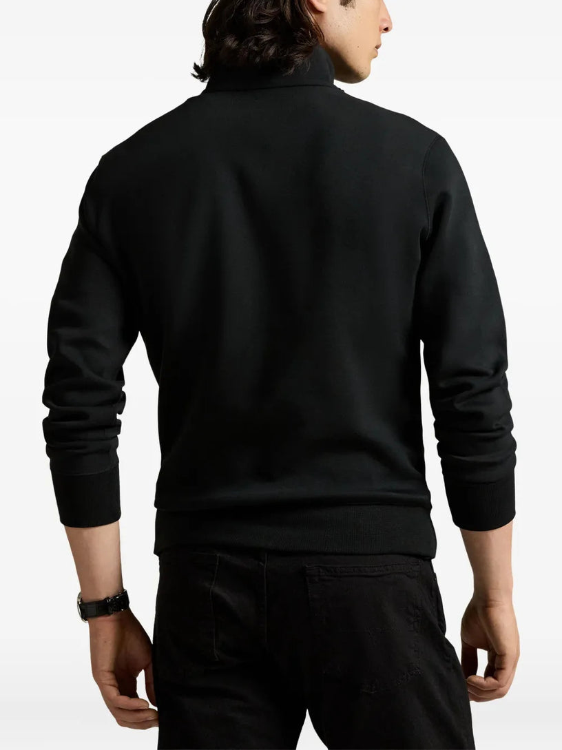 Pullover a maglia doppia con cerniera