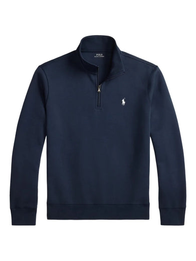 Pullover a maglia doppia con cerniera