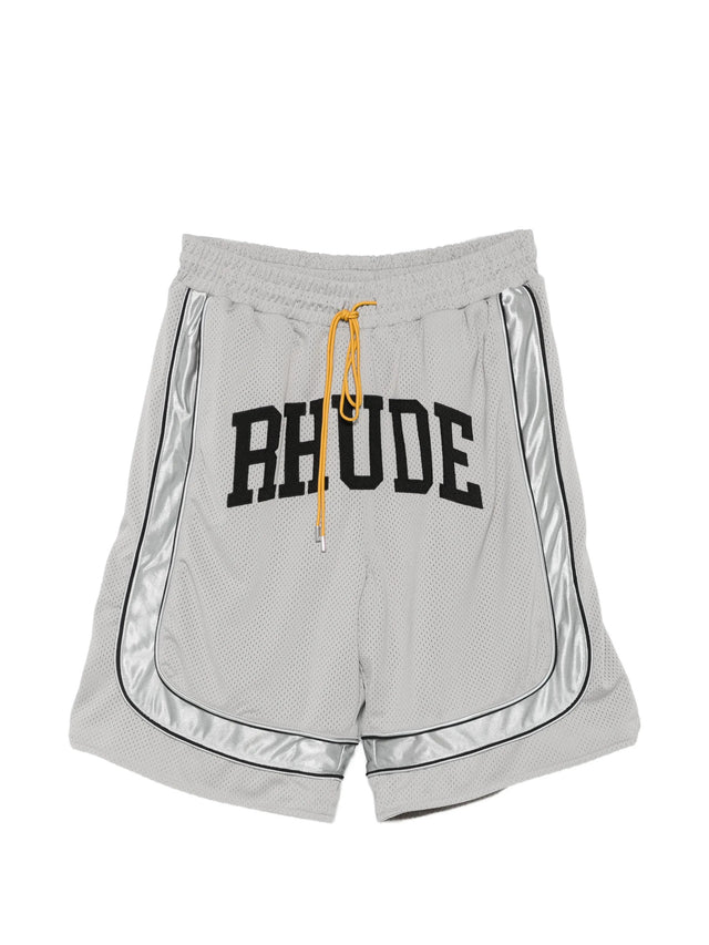 Baggy collegiate logo short