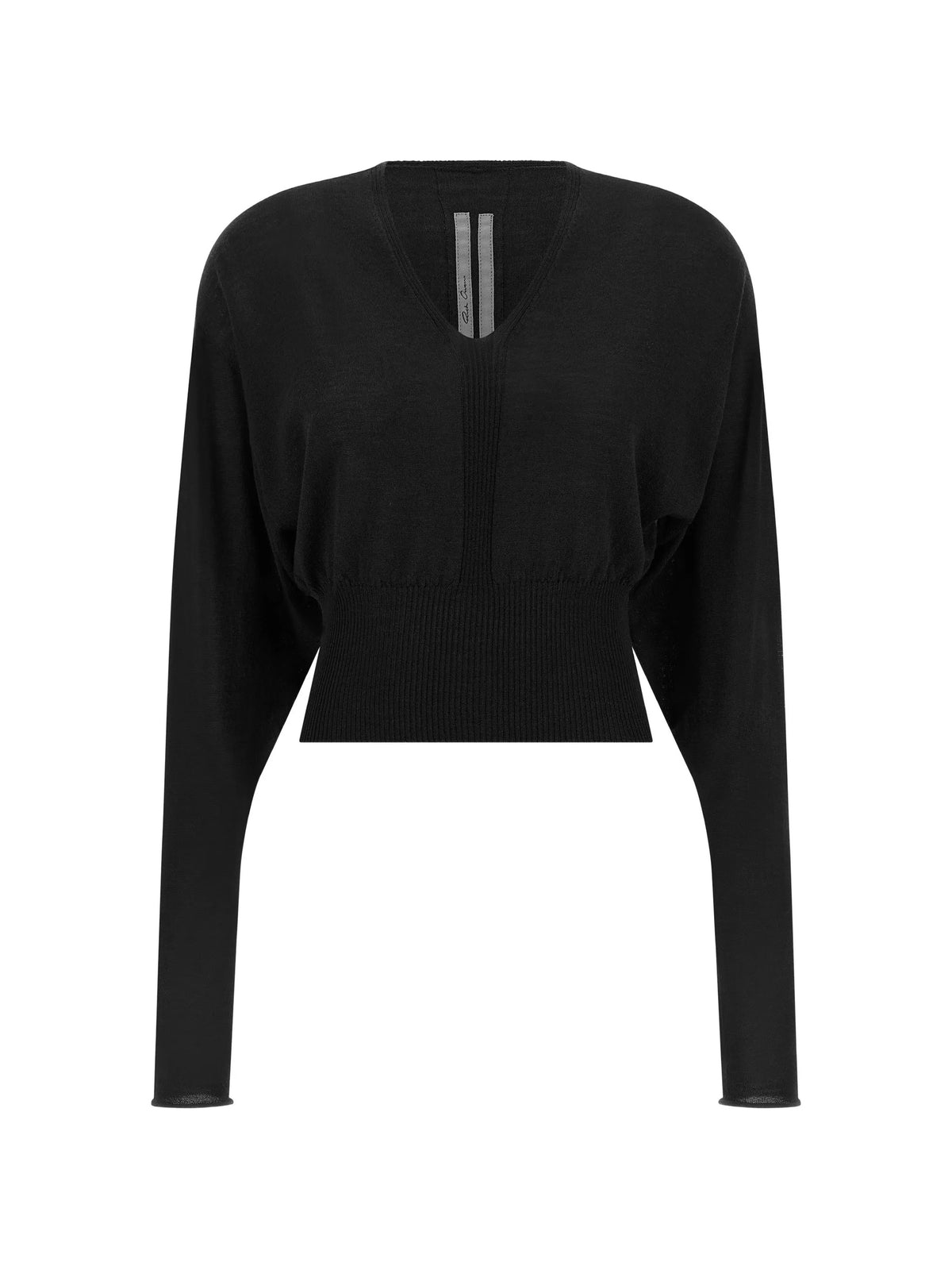 Top crop con scollo a V