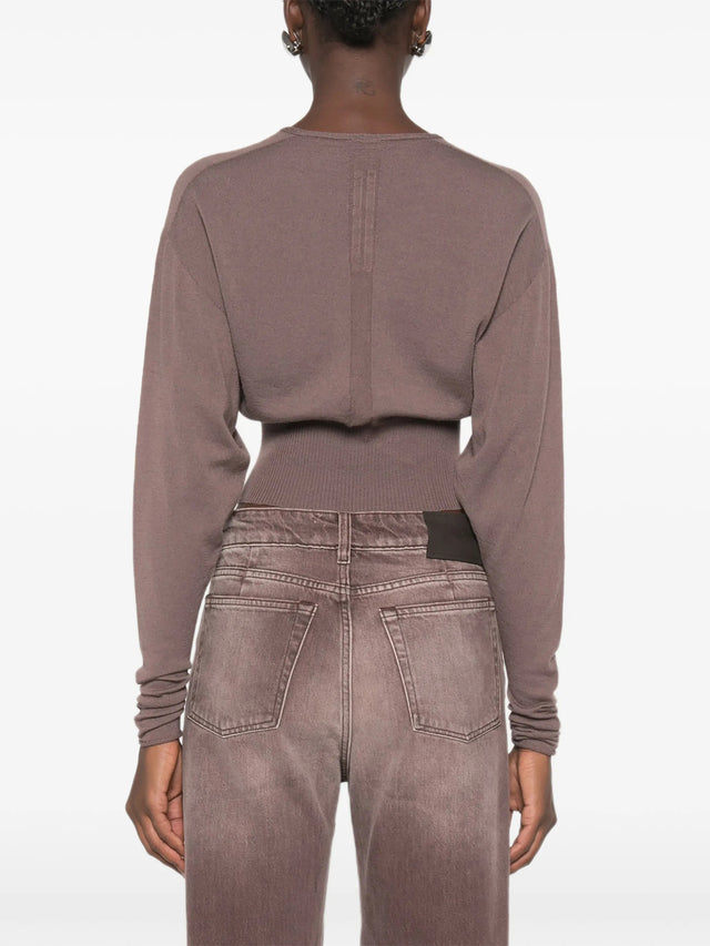 V cropped top