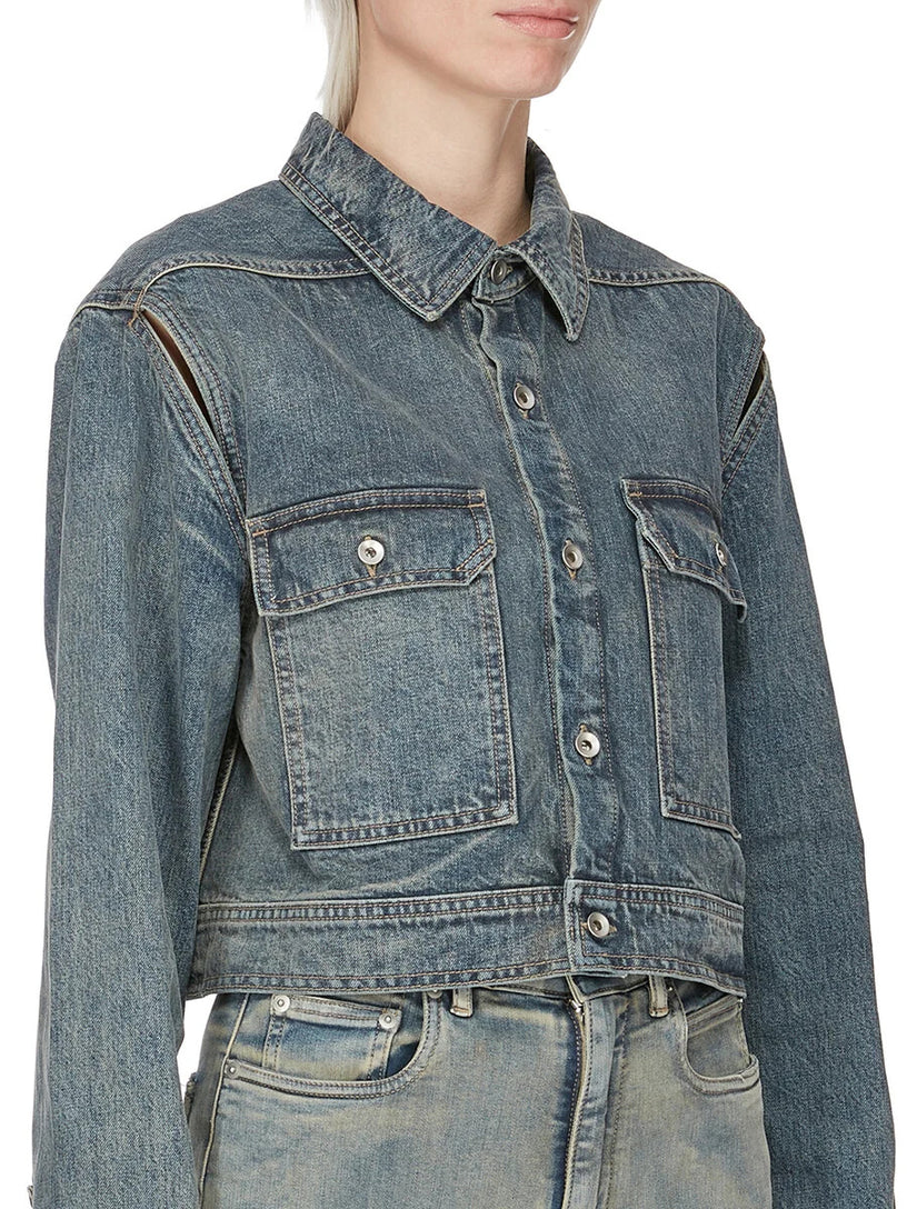 Outershirt corta a maniche lunghe