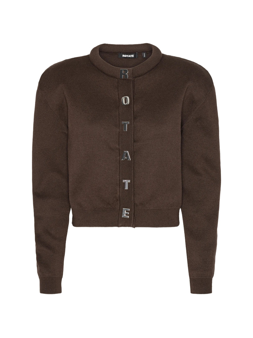 Cardigan con logo