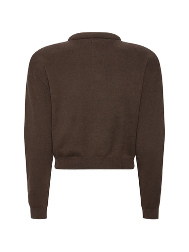 Cardigan con logo