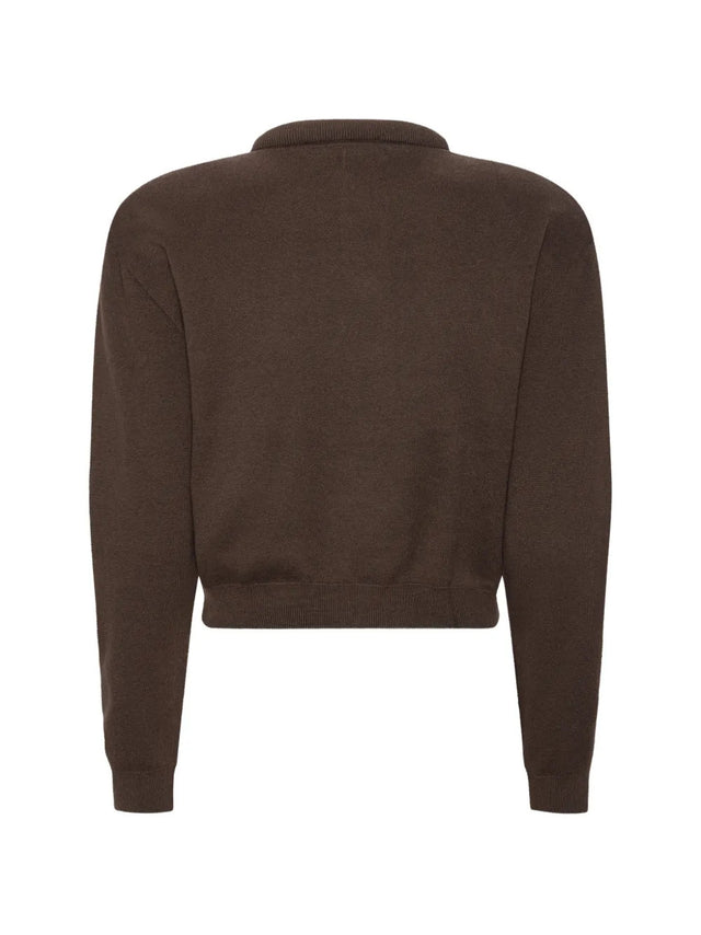 Cardigan con logo