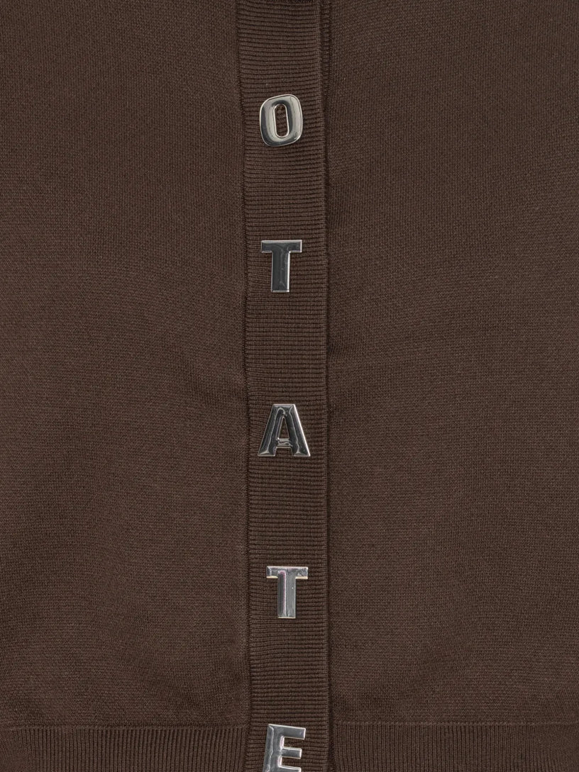 Cardigan con logo