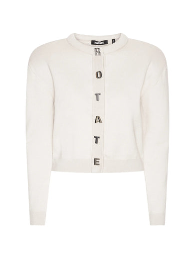 Cardigan con logo