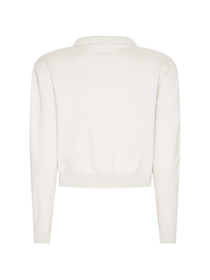 Cardigan con logo