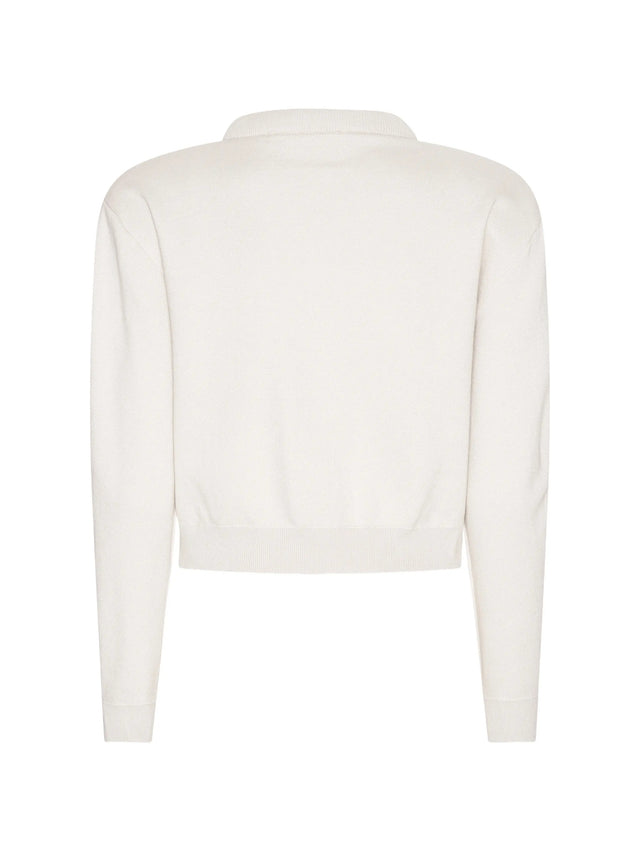 Cardigan with logo