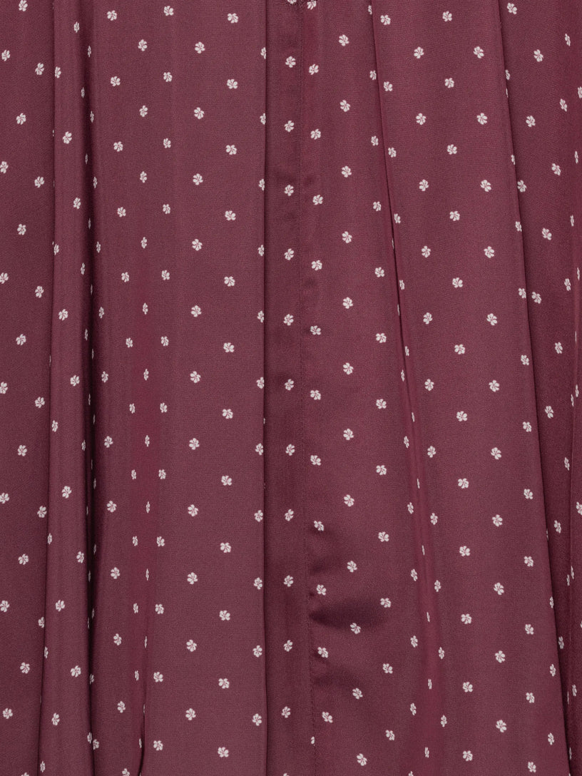 Blusa in raso con sciarpa