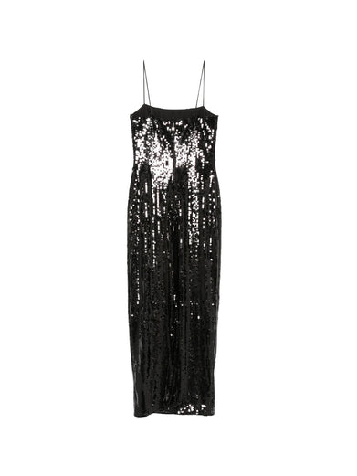 Abito lungo con paillettes