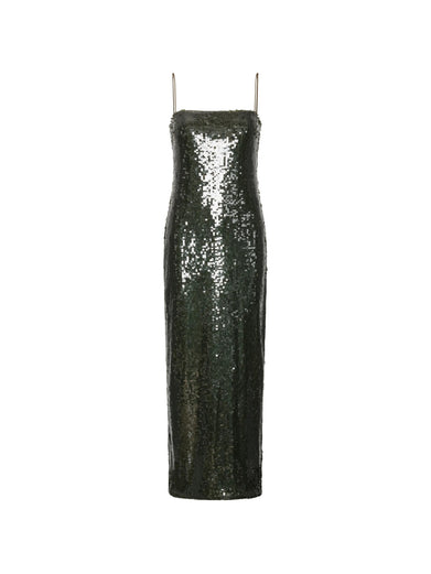 Abito lungo con paillettes
