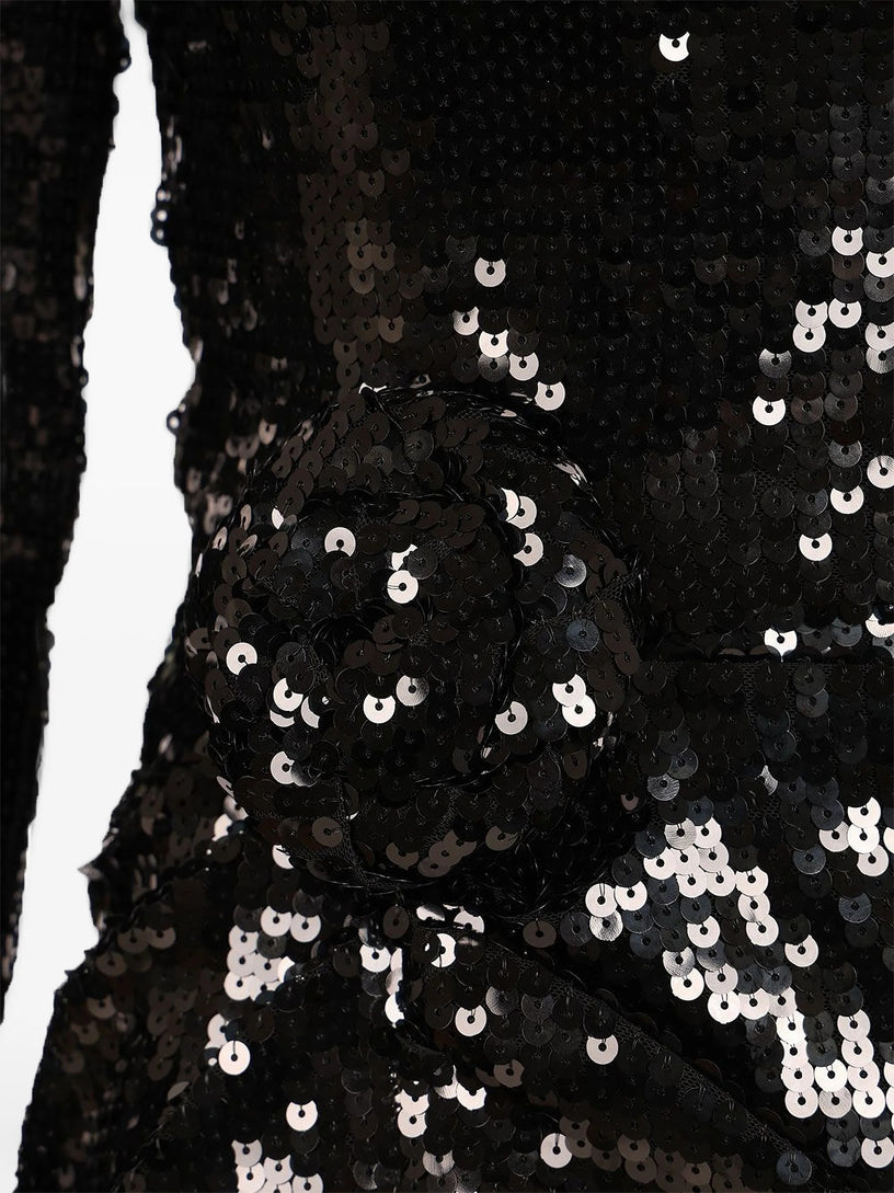 Mini abito con paillettes