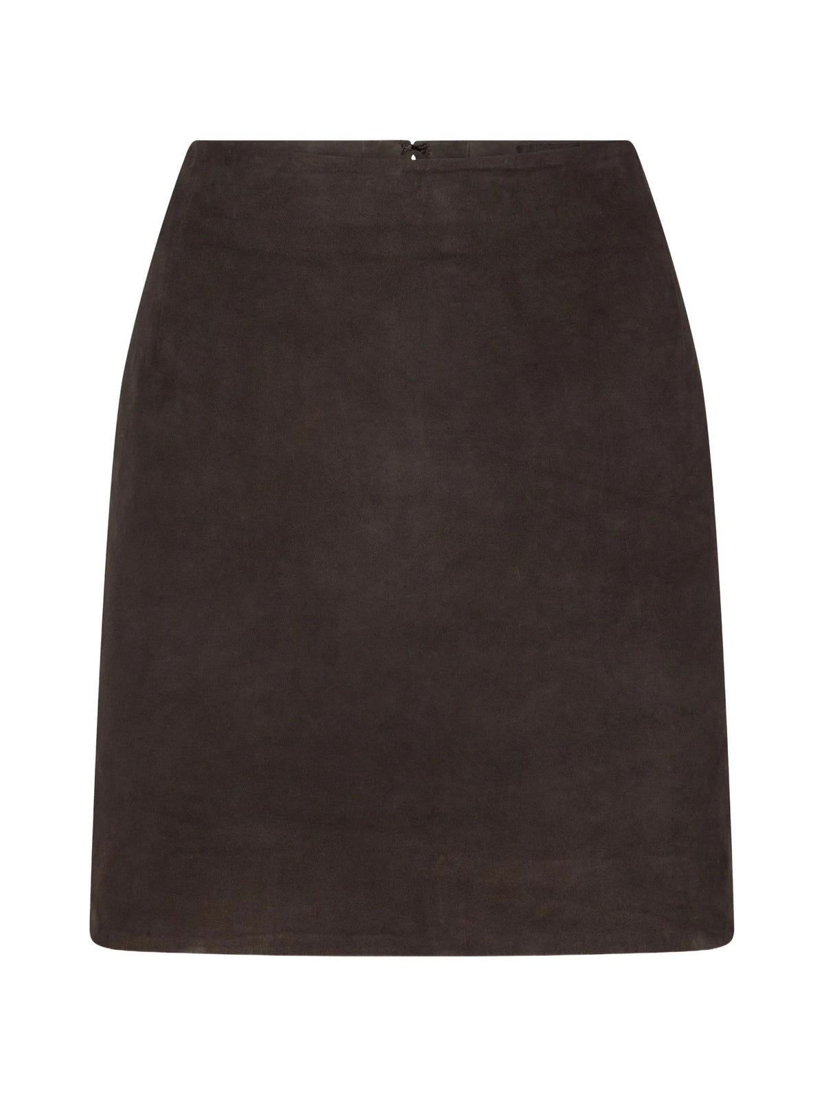 Mini gonna in suede