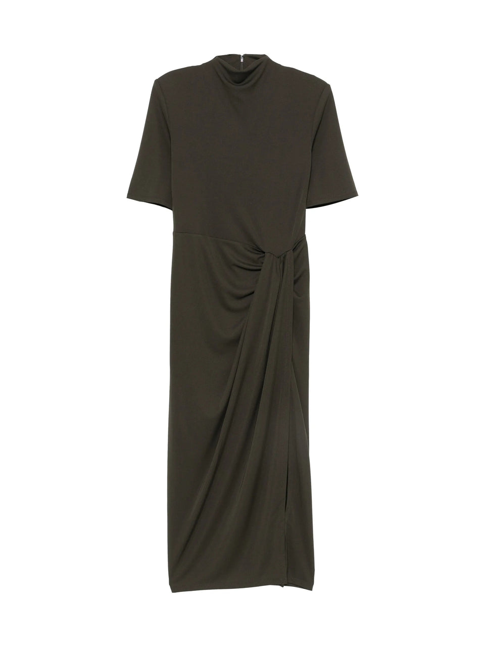 Draped midi dress