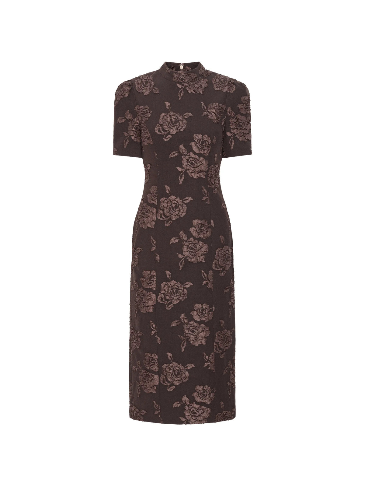 Abito midi jacquard