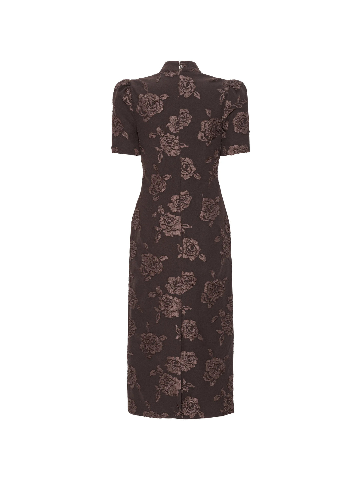 Abito midi jacquard
