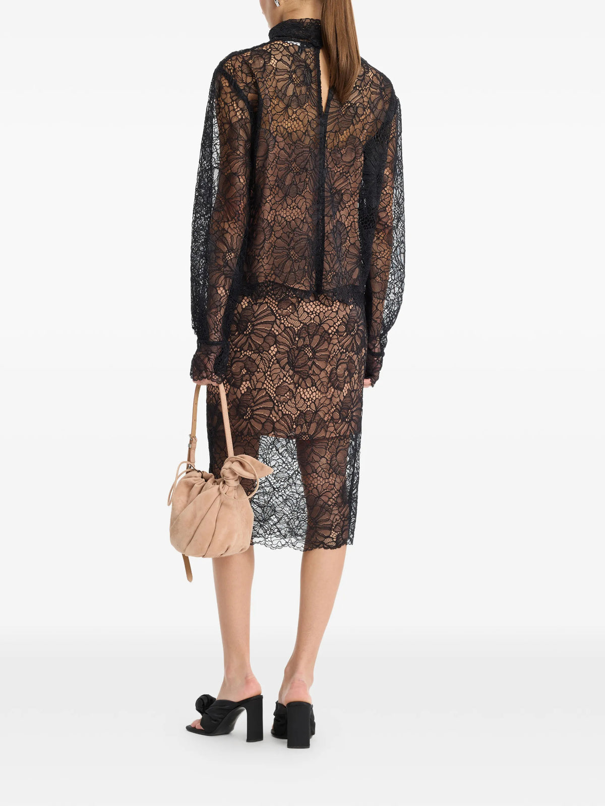 Blusa in pizzo