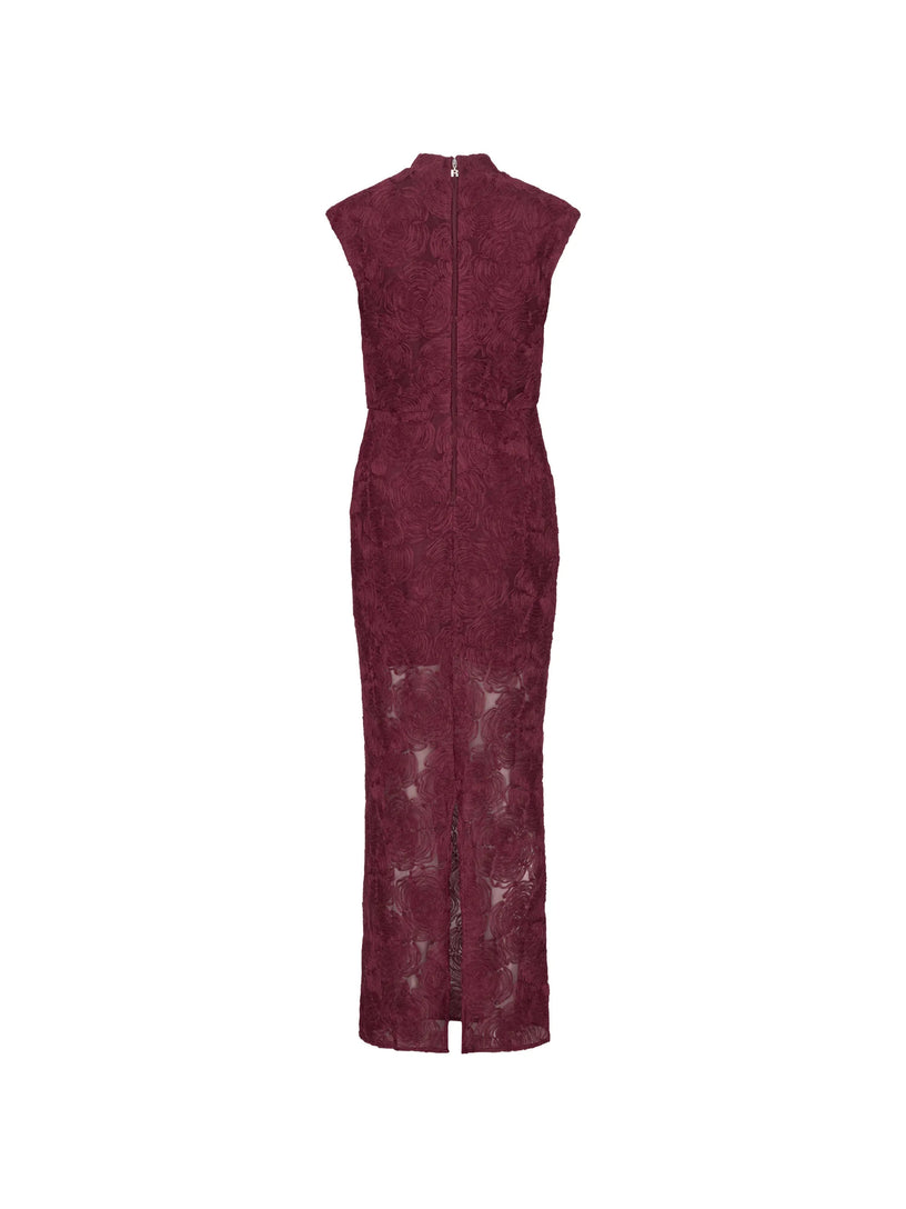 Abito lungo in mesh