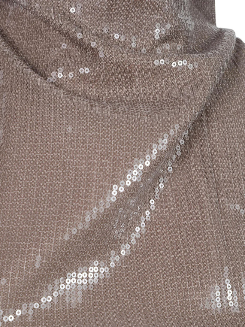 Abito lungo con paillettes