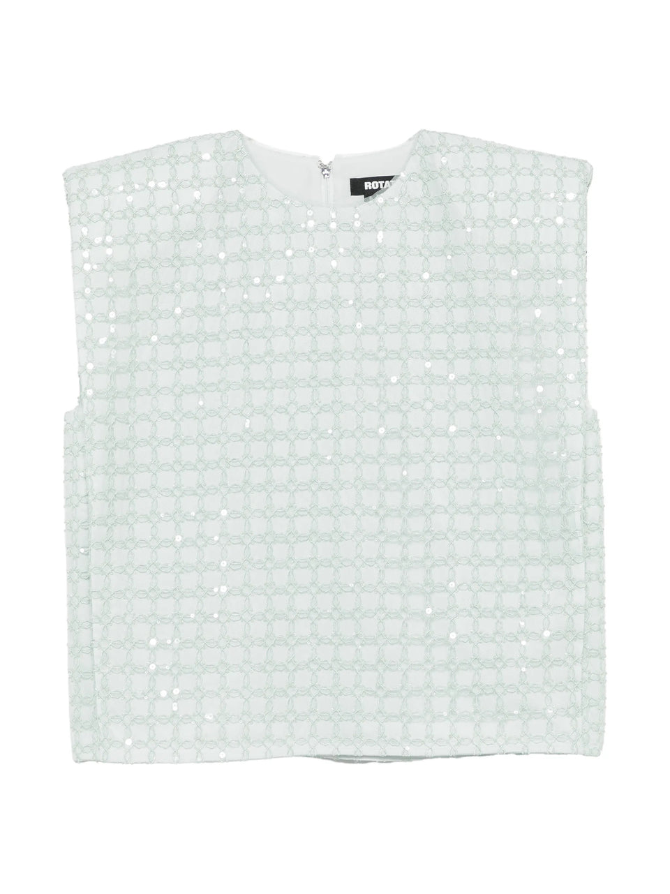 Beaded boxy top