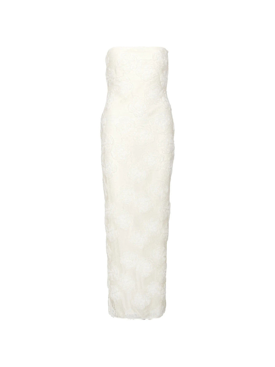 Flower Mesh Tube Dress