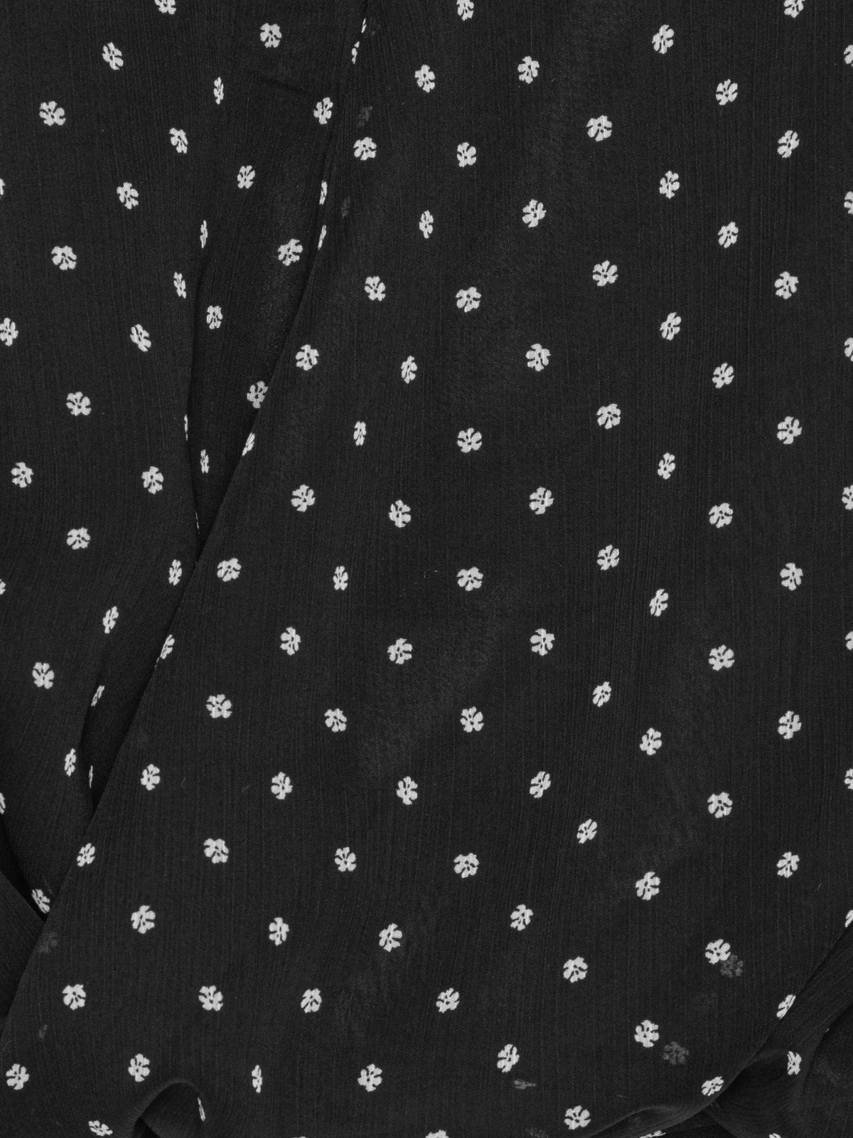 Blusa a maniche lunghe arricciate