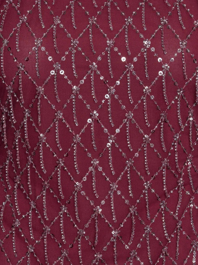 Mini abito svasato con paillettes