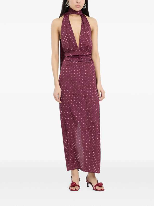 Abito con scollo all'americana