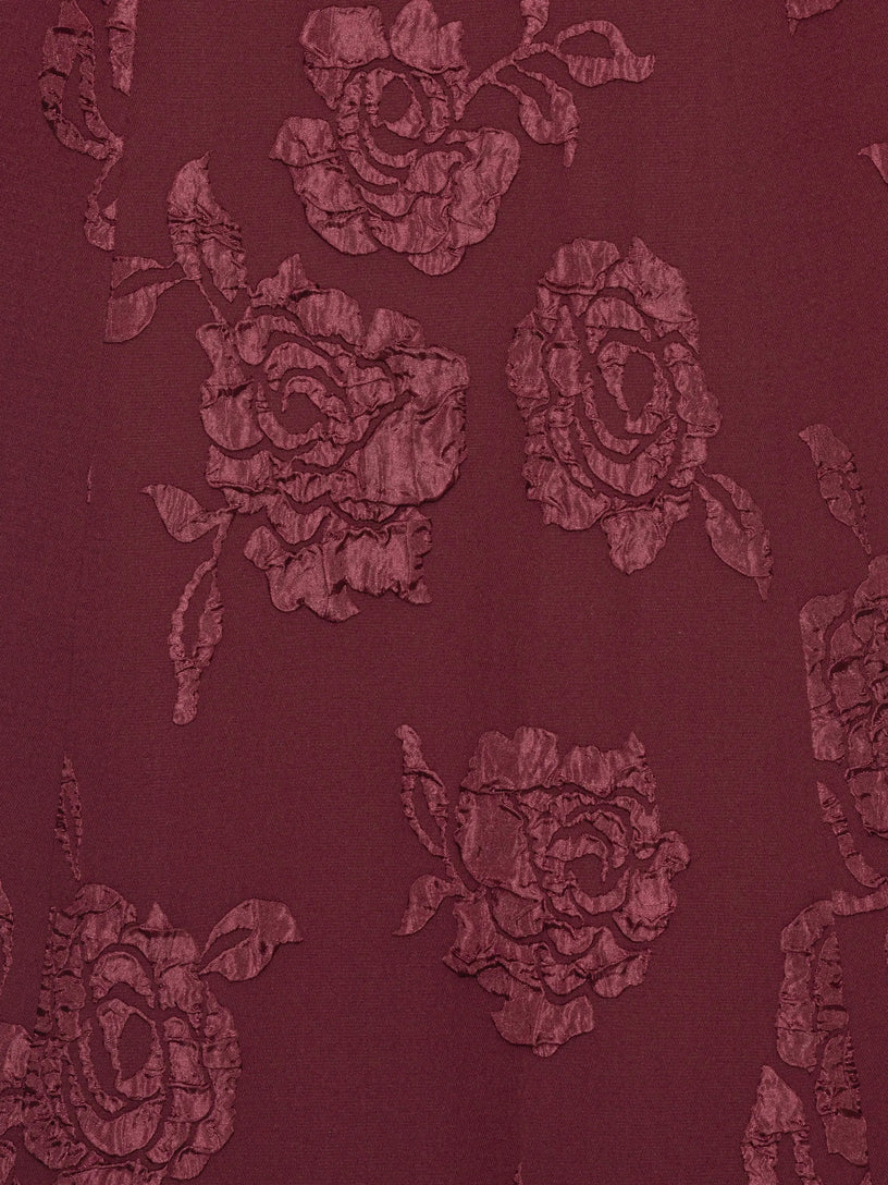 Abito svasato in jacquard