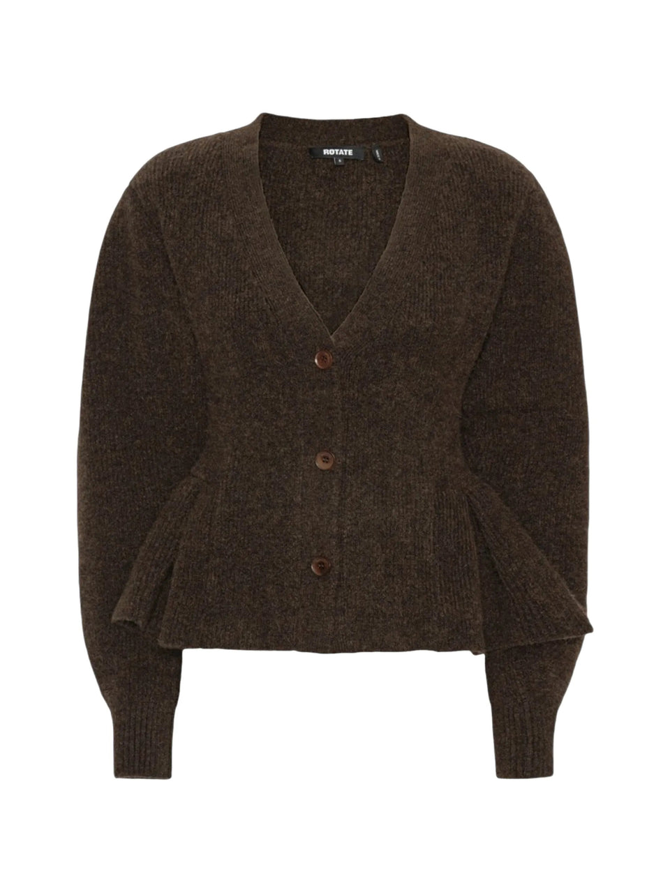 Knit Peplum Cardigan