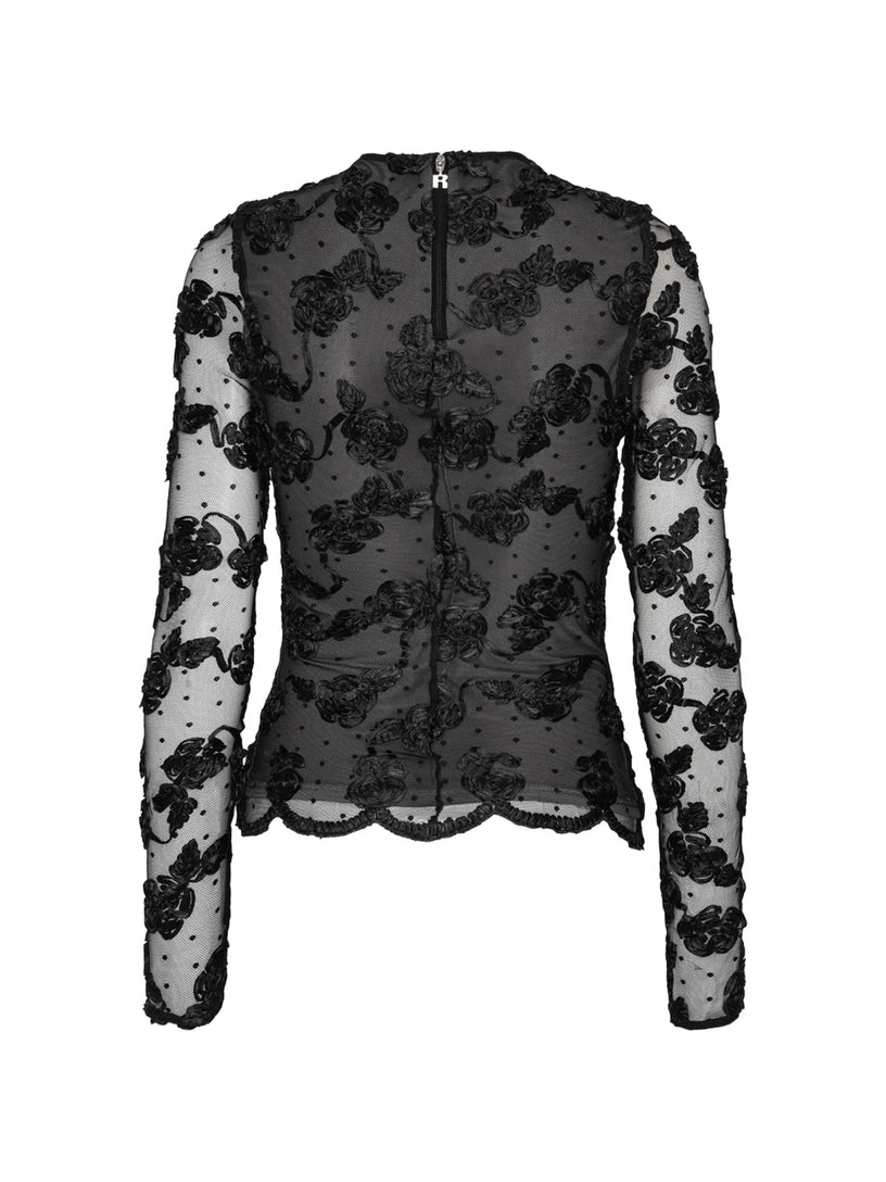 Top in rete floreale
