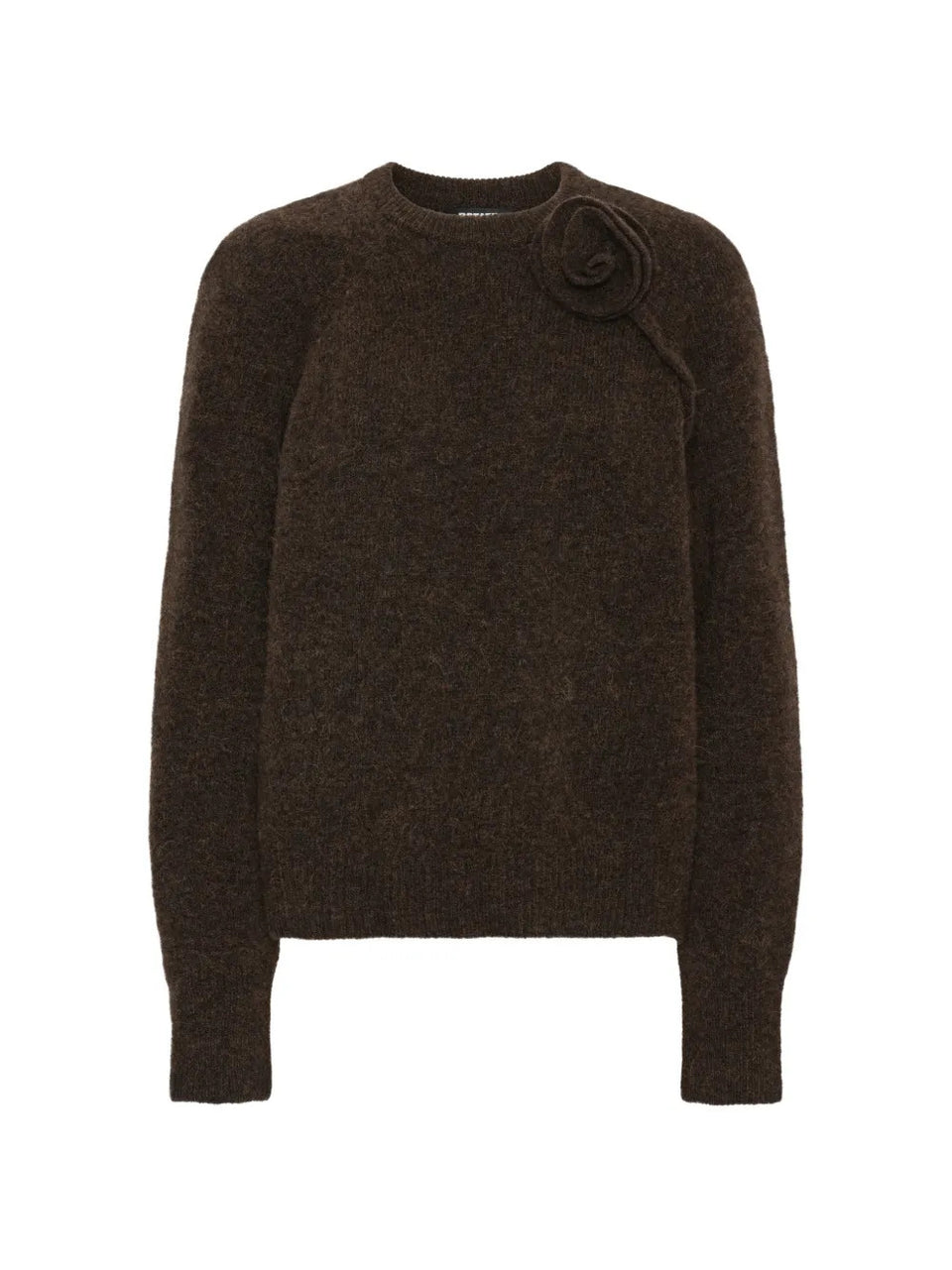 Knitted flower jumper