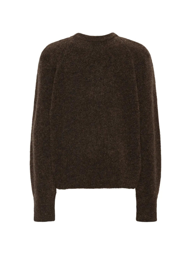 Knitted flower jumper