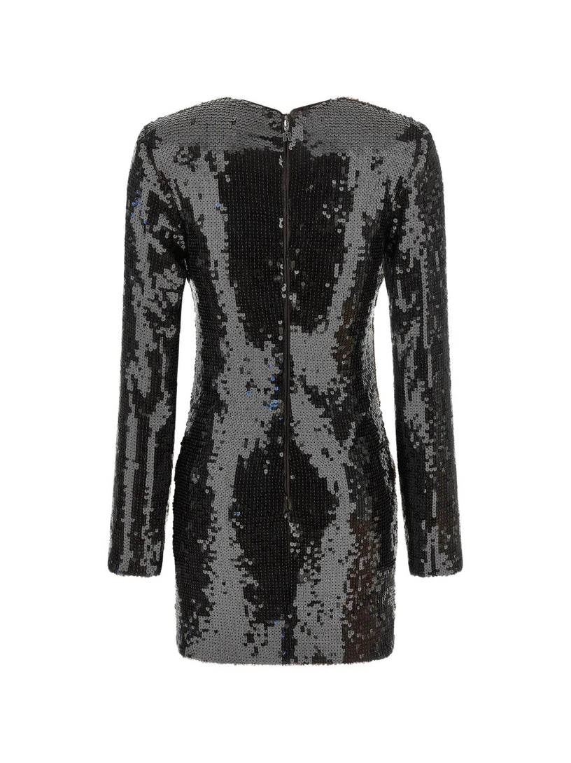 Abito mini con paillettes